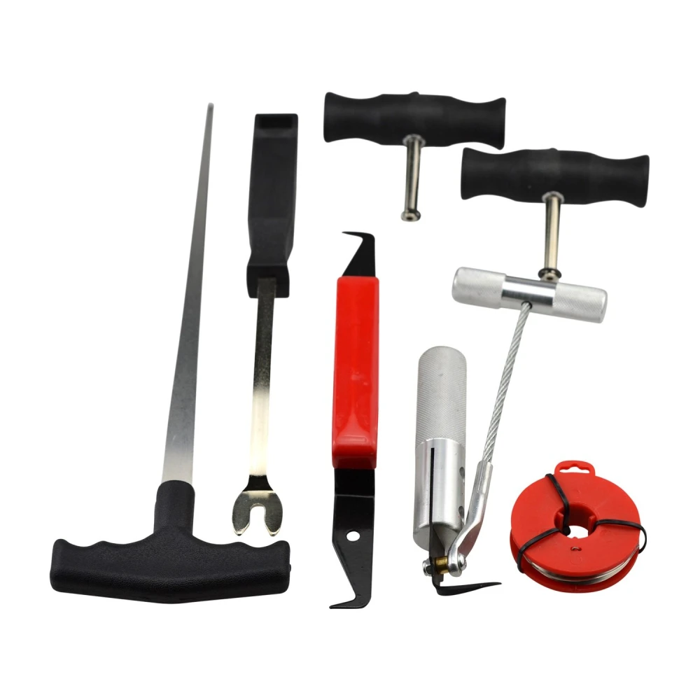 Kit herramientas extracción parabrisas 7 piezas TSX TOOL profesional