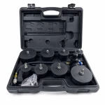 Kit Probador de Fugas de Turbocompresor 9 Piezas con Manómetro Test Presión Turbo