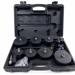 Kit Probador de Fugas de Turbocompresor 9 Piezas con Manómetro Test Presión Turbo