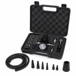 Kit Probador de Fugas de Turbocompresor 9 Piezas con Manómetro Test Presión Turbo