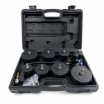 Kit Probador de Fugas de Turbocompresor 9 Piezas con Manómetro Test Presión Turbo