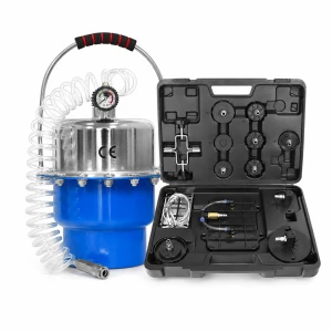 TSX TOOL Kit Purgador de Frenos y Embrague Neumático a Presión 5L con Manómetro y Adaptadores
