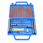 Kit Reparación Pinchazos Neumáticos 23 Piezas Coche Moto Mechas Punzón