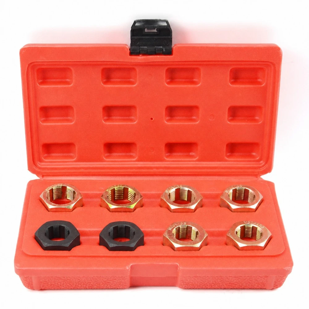 Kit reparador roscas de palier y buje de rueda 9 piezas