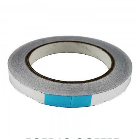 Adhesive Tape Aluminium 10 mm 50 meter Scotch tape  3.80 euro - satkit