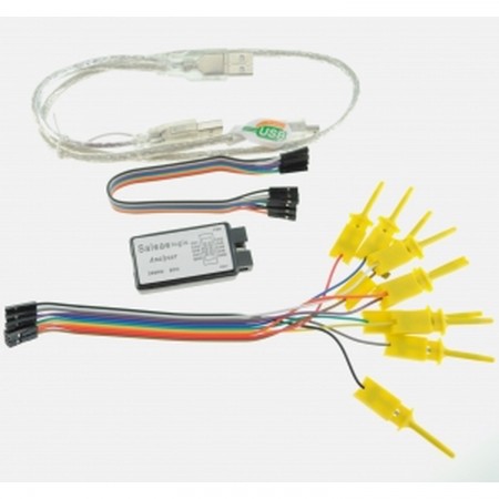 Kompatibel mit Saleae USB Logic 24MHz 8-Kanal Logikanalysator für ARM FPGA Logic analyzers  9.90 euro - satkit