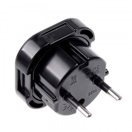 Converter/Adapter 3 PIN plug UK-English to European plug converter/adapter CABLES FOR MEASURING EQUIPMENT, MULTIMETERS, OSCILLOSCOPES, ETC  1.00 euro - satkit