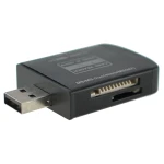 Lector de tarjetas de memoria USB 2.0 todo en uno para Micro SD, MMC, SDHC, TF y M2