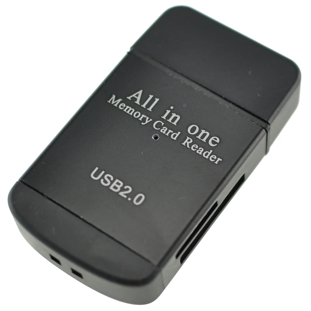 Lector de tarjetas de memoria USB 2.0 todo en uno para Micro SD, MMC, SDHC, TF y M2