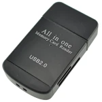 Lector de tarjetas de memoria USB 2.0 todo en uno para Micro SD, MMC, SDHC, TF y M2