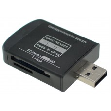 All In One Usb 2.0 Memory Card Reader Adapter For Micro Sd Mmc Sdhc Tf M2 