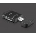 Lector de tarjetas de memoria USB 2.0 para Micro SD MMC SDHC TF M2 