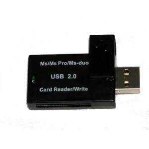 Lector tarjetas memoria USB 2.0 para Memory Stick y Memory Stick Pro Duo