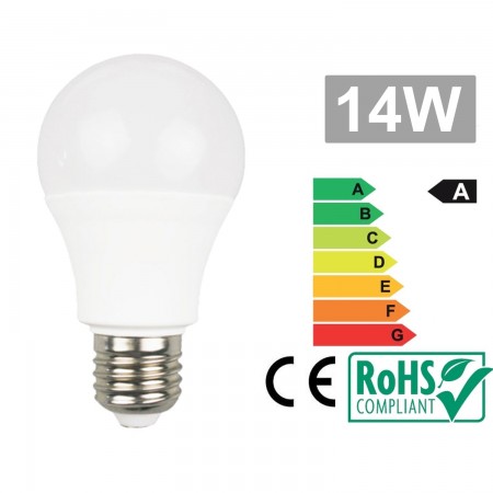 Led bulb E27 14W 6500k cold white LED LIGHTS  2.45 euro - satkit
