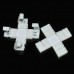 Conectores de clipe do diodo emissor de luz de X-shape 10mm 2Pin 5050 RGB para tiras do diodo emissor de luz
