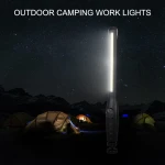 Linterna Taller LED Recargable con 4 Modos y Base Magnética para Taller y Automóviles