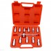 Set 12pc Oil Drain Plug Key Socket and Removal Wrench