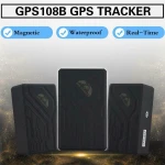 Localizador GPS batería larga para coche TK108B con alarma SOS y base magnética
