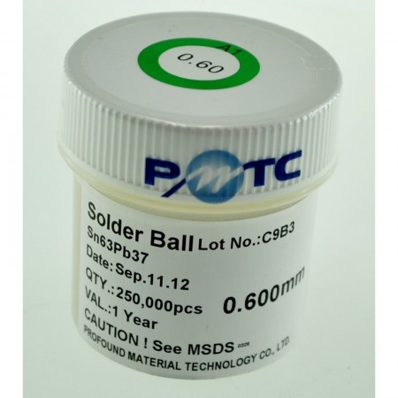 Solder Balls leaded 0,45mm 250K Tin balls Pmtc 14.00 euro - satkit