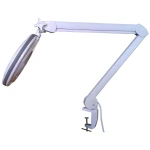 Lupa de sobremesa con lente de vidrio y luz LED para electrónica