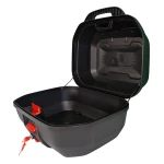 Maleta portacasco moto 47L - Baúl universal desmontable con cerradura y respaldo