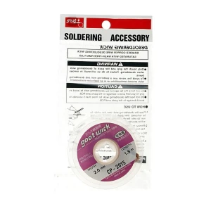 Malla desoldar GOOT CP-2015 - Malla desoldadora electrónica de 2 mm