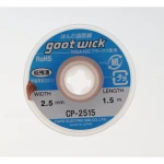 Malla desoldar GOOT WICK CP-2515 de 2,5 mm x 1,5 metros para soldadura
