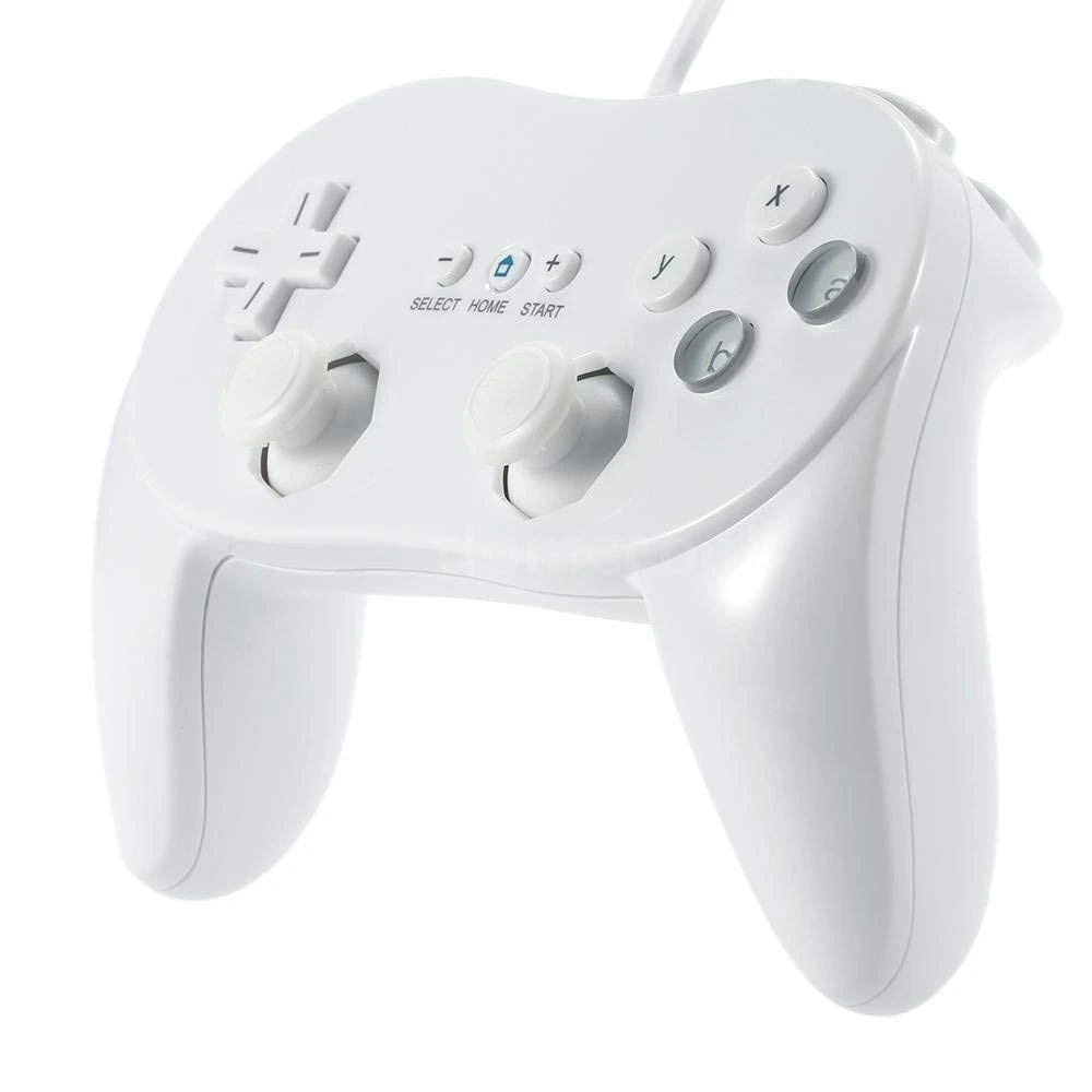 Controlador compatible para Nintendo Wii con botones analógicos
