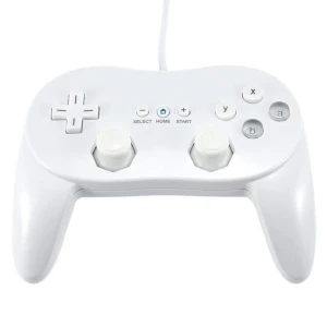 Mando Clásico Pro Wii Blanco Compatible para Nintendo Wii
