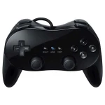 Mando Clásico Pro Wii Negro Compatible para Nintendo Wii