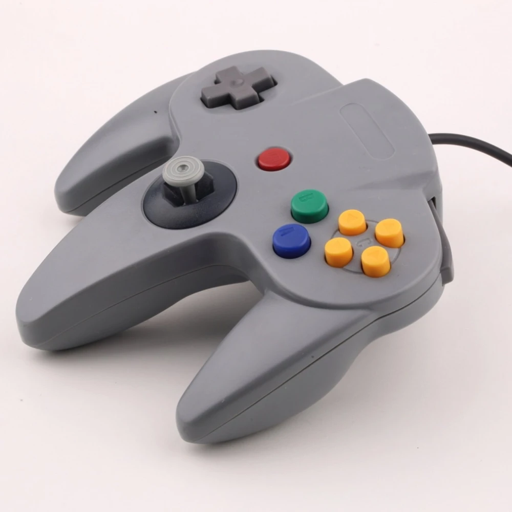 Mando compatible Nintendo 64 con conector original y cable negro