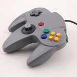 Mando compatible Nintendo 64 con conector original y cable negro