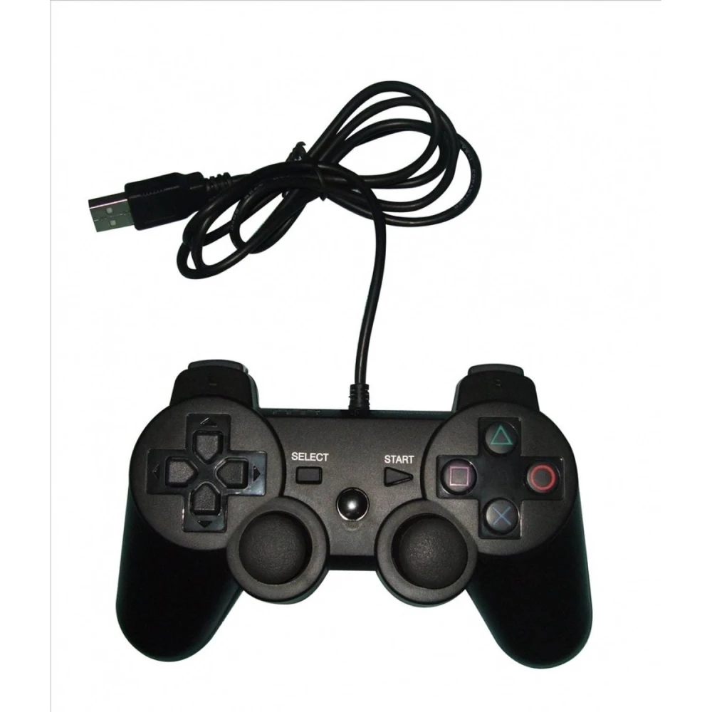 Mando doble shock PS3 PC USB compatible y económico