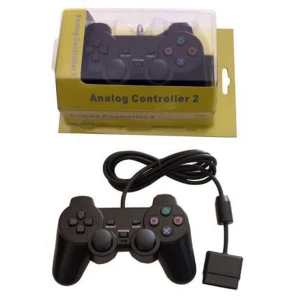 Mando Dual Shock para Sony Playstation 2 compatible con vibración