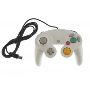 Mando GameCube para Wii blanco con vibración - Controlador satkit