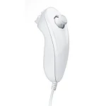 Mando Nunchuck Wii Compatible Blanco para Control Preciso y Cómodo