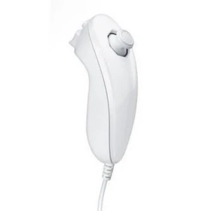 Mando Nunchuck Wii Compatible Blanco para Control Preciso y Cómodo