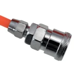 Conector tipo ASIA en manguera para aire comprimido de 1/4