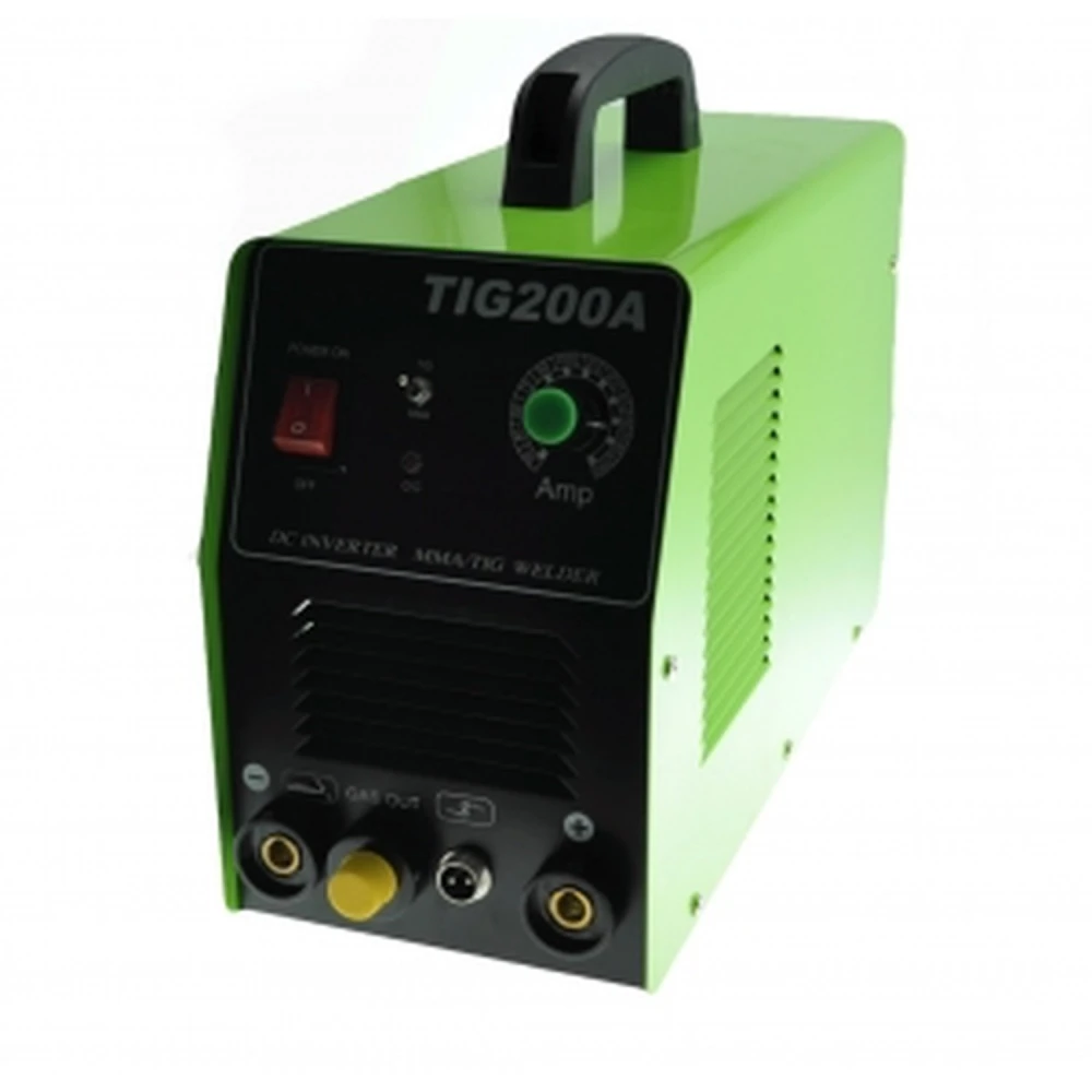 Maquina Soldadura DC TIG Inverter TIG-200 con MMA para trabajos profesionales