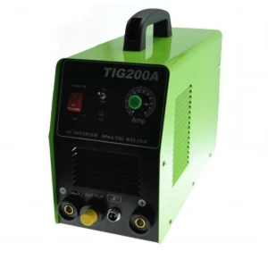 Maquina Soldadura DC TIG Inverter TIG-200 con MMA para trabajos profesionales