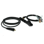 Detalle del panel digital y conexiones de la Maquina Soldadura MMA-200