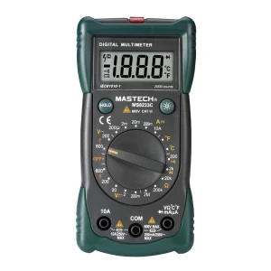 Mastech MS8233C - Polímetro digital con termopar tipo K y comprobación de diodos