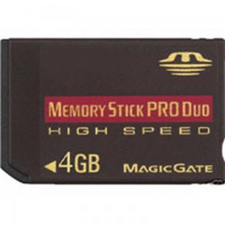 MEMORY STICK PRO DUO 4GB  (COMPATIBLE WITH PSP) MEMORY STICK AND HD PSP 3000  11.78 euro - satkit