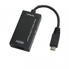 Mhl Micro Usb To Hdmi Tv-Out Av Cable Cord Output Tv Television Screen Display Monitor Fo