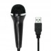 Microfone Universal USB compatível com PS4, PS3, Xbox One, Xbox 360, Wii, Wii U, PC