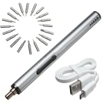 Mini Destornillador Eléctrico Inalámbrico USB Recargable 3 LED Multifunción 22en1 Set