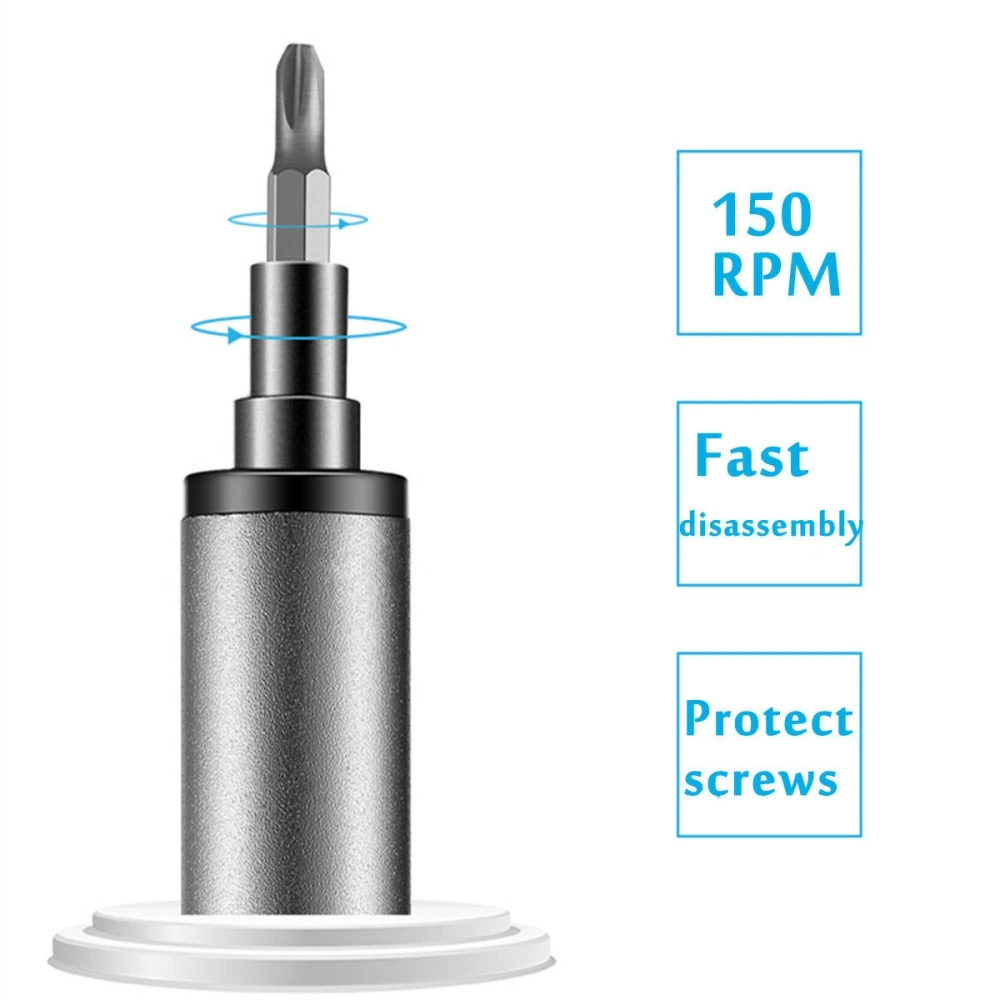 Detalle del cuerpo de aleación de aluminio del destornillador