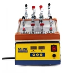 Detalle del soporte especial para fijar pantallas en estación separadora Mlink Lcd2