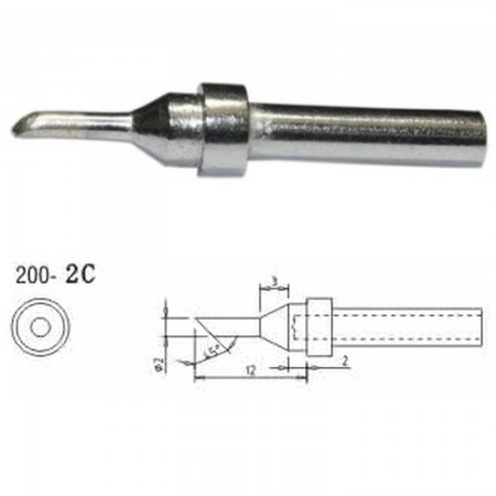 Mlink S4 MOD 200-2C Replacement soldering iron tips Soldering iron tips Mlink 2.00 euro - satkit