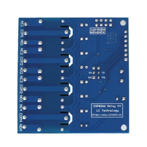 Módulo relé wifi 4 canales ESP8266 para control remoto smart home